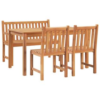 VidaXL set da pranzo da giardino Teak riciclato  