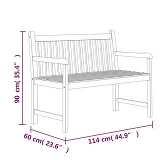 VidaXL set da pranzo da giardino Teak riciclato  