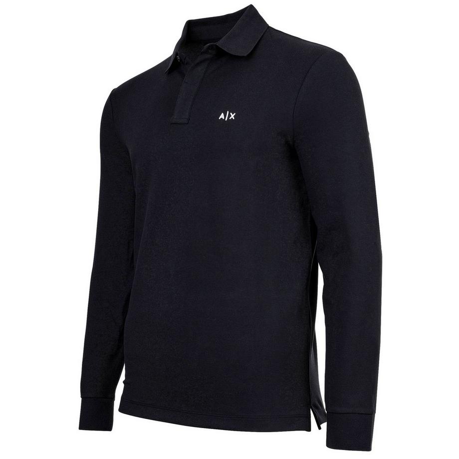 Armani Exchange Polo à manches longues coupe confortable  