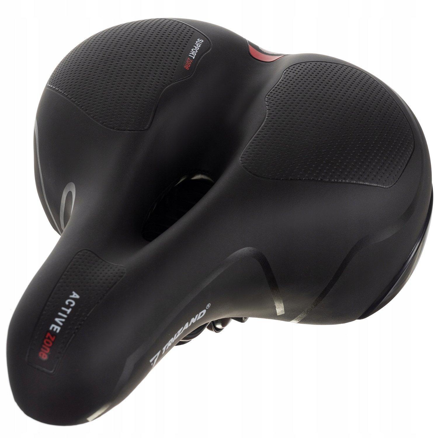 Trizand  Selle de vélo et protection de selle - noir 