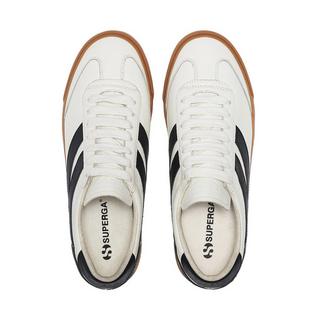 SUPERGA  Sneaker 4834 Club S Swallow, Kontrast Detail, Veganes Leder 