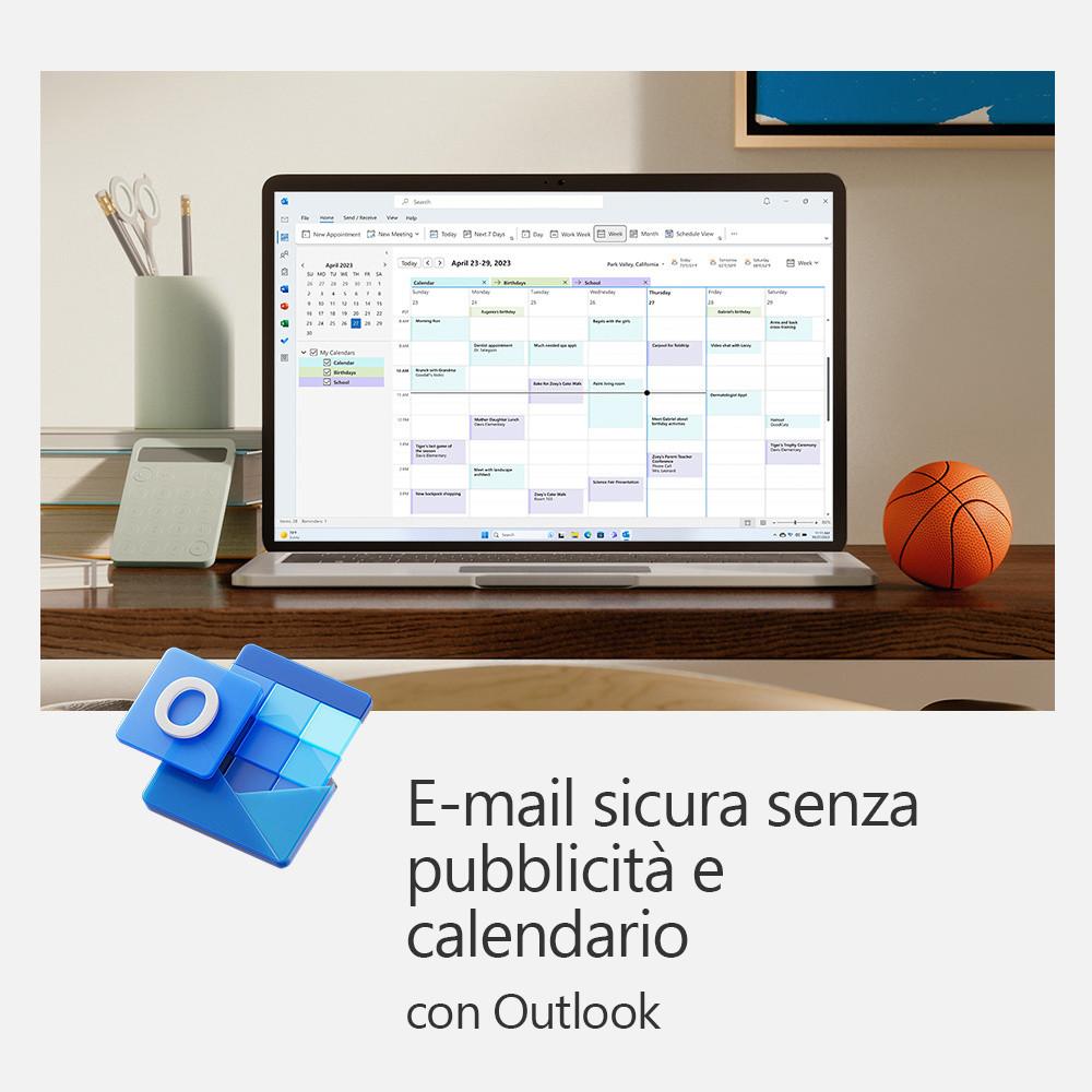 Microsoft  365 Personal Office suite Complète 1 licence(s) Anglais, Italien 1 année(s) 