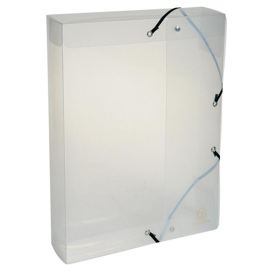 Exacompta Cartella portaprogetti dorso 60mm polipropilene Crystal Colours - A4 - x 8  