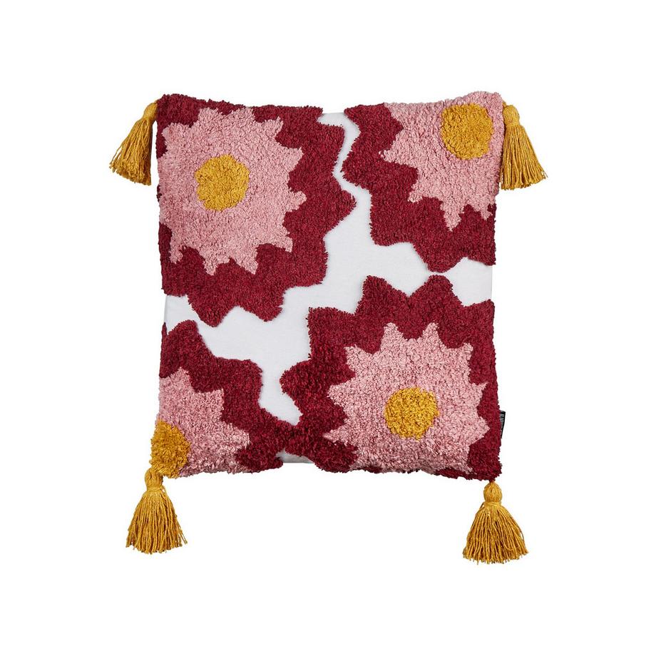 Beliani Dekokissen 2er Set aus Baumwolle Modern LORALAI  