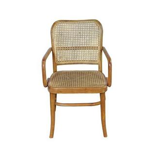 mutoni Poltrona rattan teak marrone  