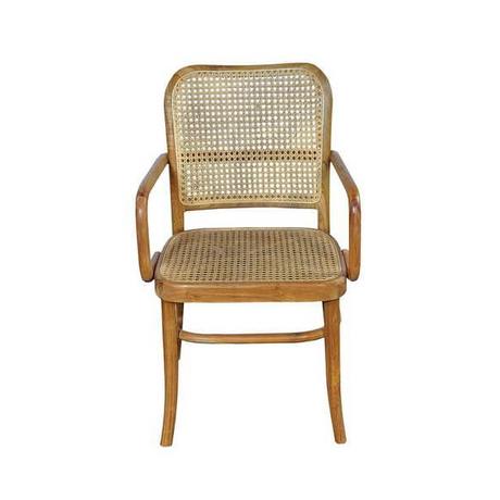 mutoni Poltrona rattan teak marrone  