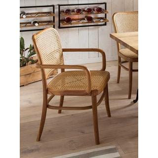 mutoni Poltrona rattan teak marrone  