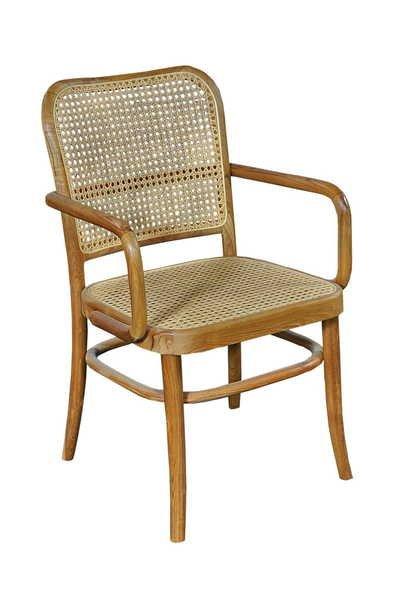 mutoni Poltrona rattan teak marrone  