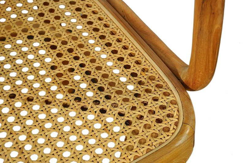 mutoni Poltrona rattan teak marrone  