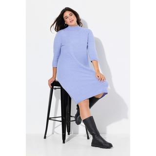 Ulla Popken Abito in maglia Linea ad A Collo alto Maniche 3/4  