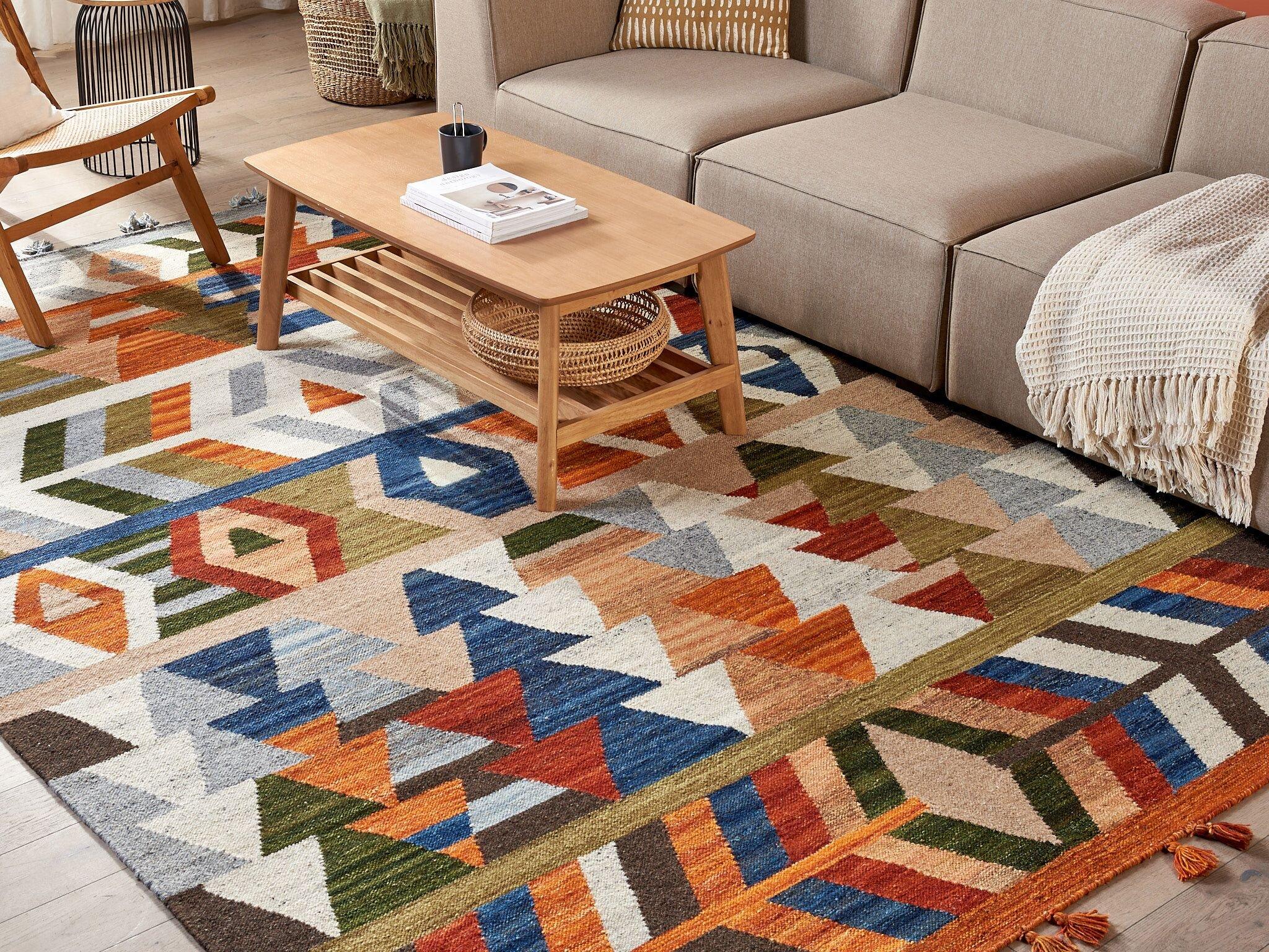 Beliani Tapis en Laine Boho KAGHSI  