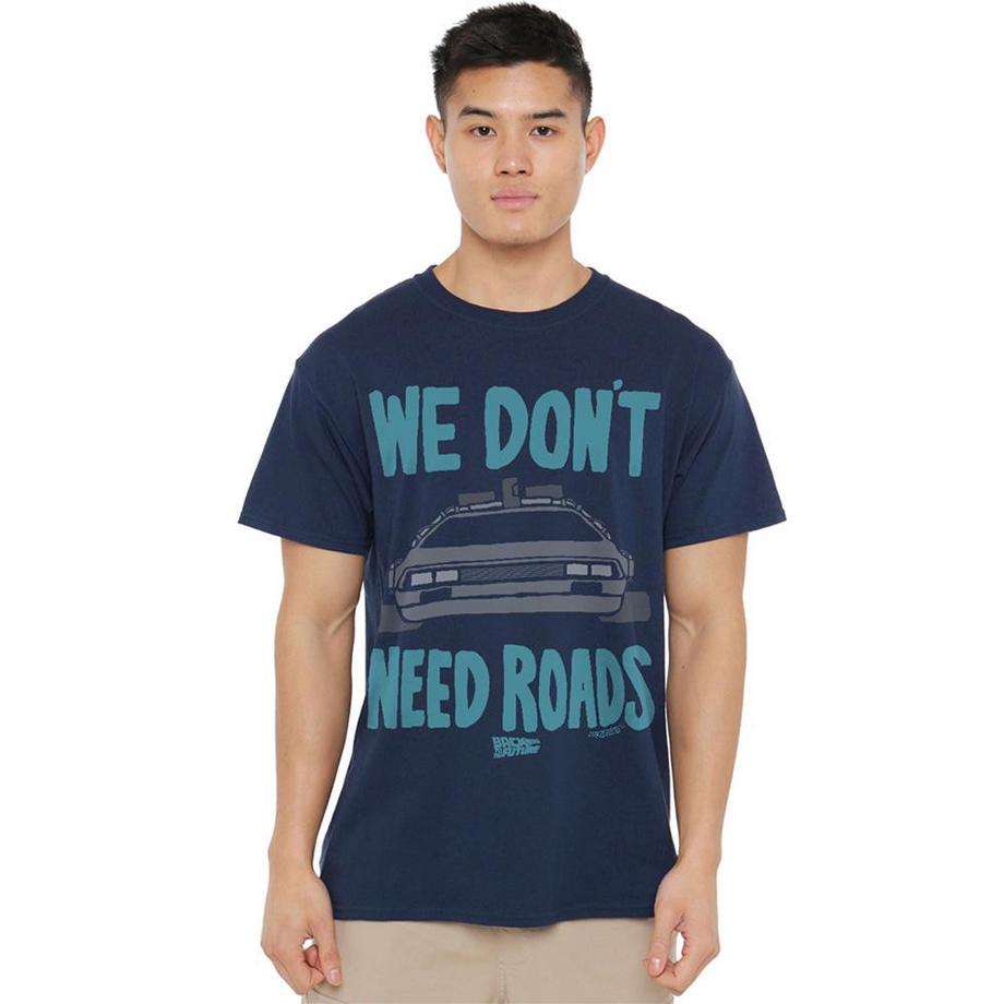 Back To The Future We Don't Need Roads T-Shirt  