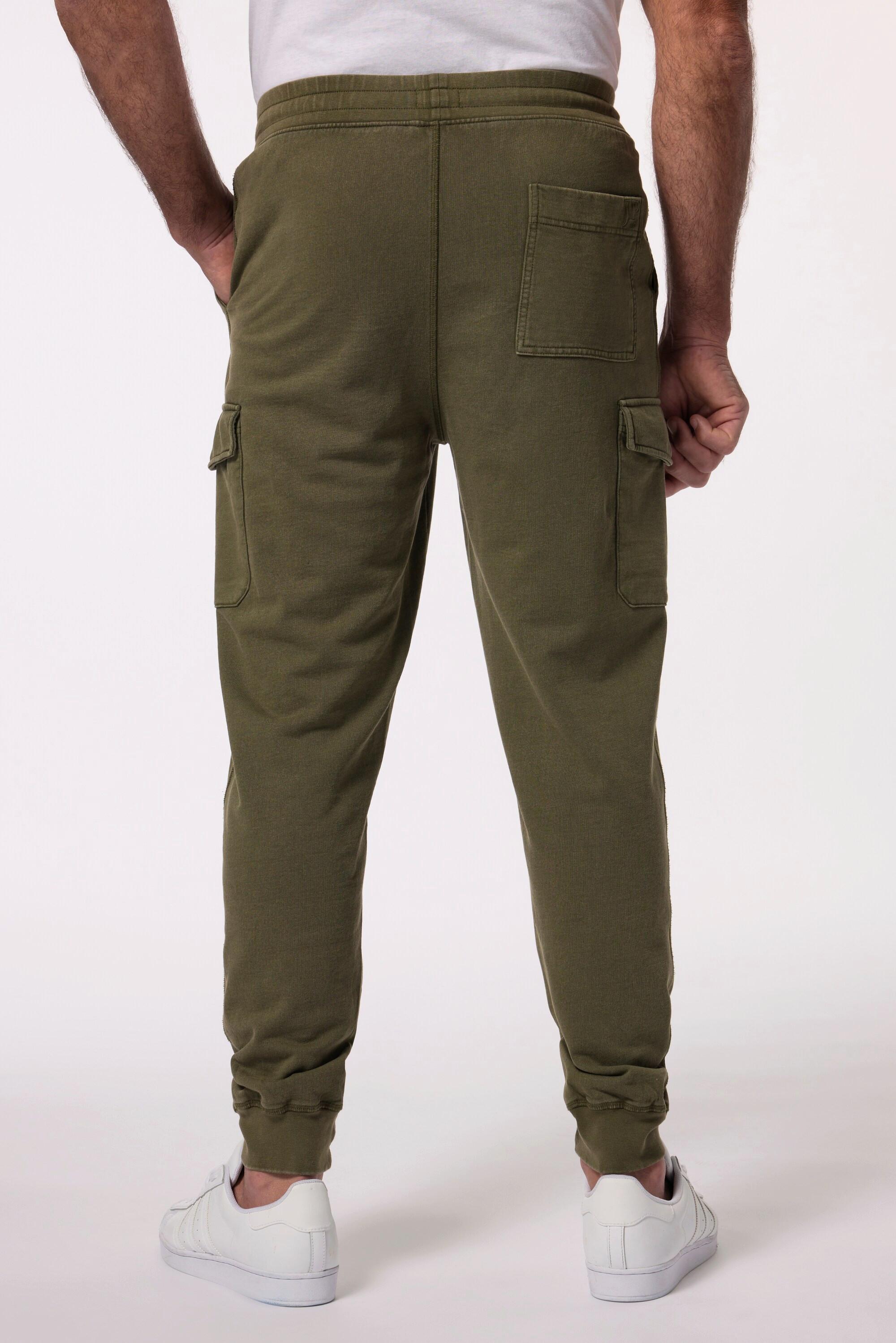 JP1880  Pantaloni cargo da casa in felpa, fino alla tg. 8XL 