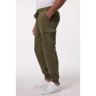 JP1880  Pantaloni cargo da casa in felpa, fino alla tg. 8XL 