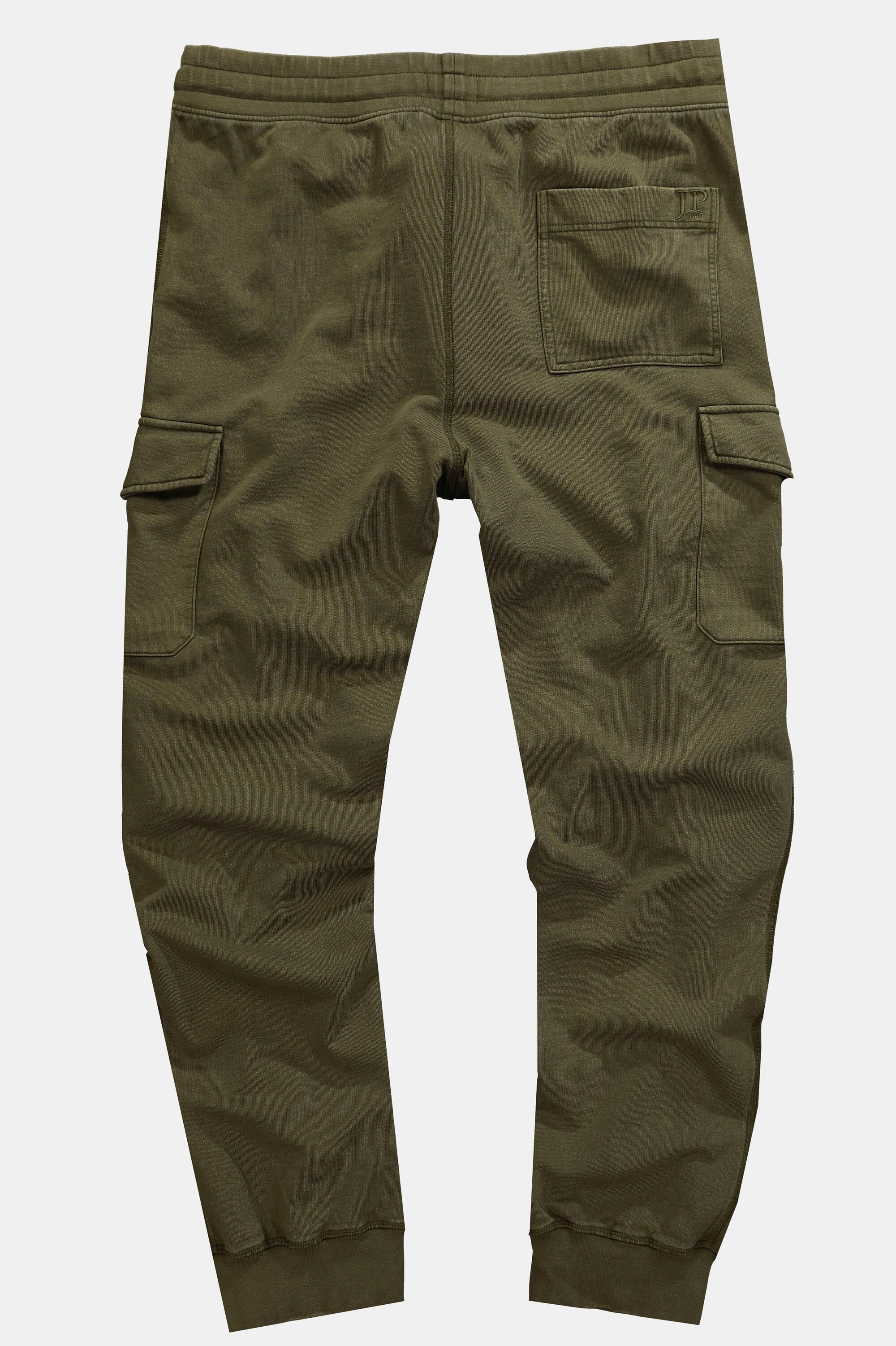 JP1880  Pantaloni cargo da casa in felpa, fino alla tg. 8XL 