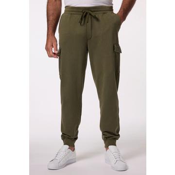 Pantaloni cargo da casa in felpa, fino alla tg. 8XL