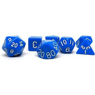 Gameloot  Lot de 7 dés pour Donjons et Dragons (Bleu) 