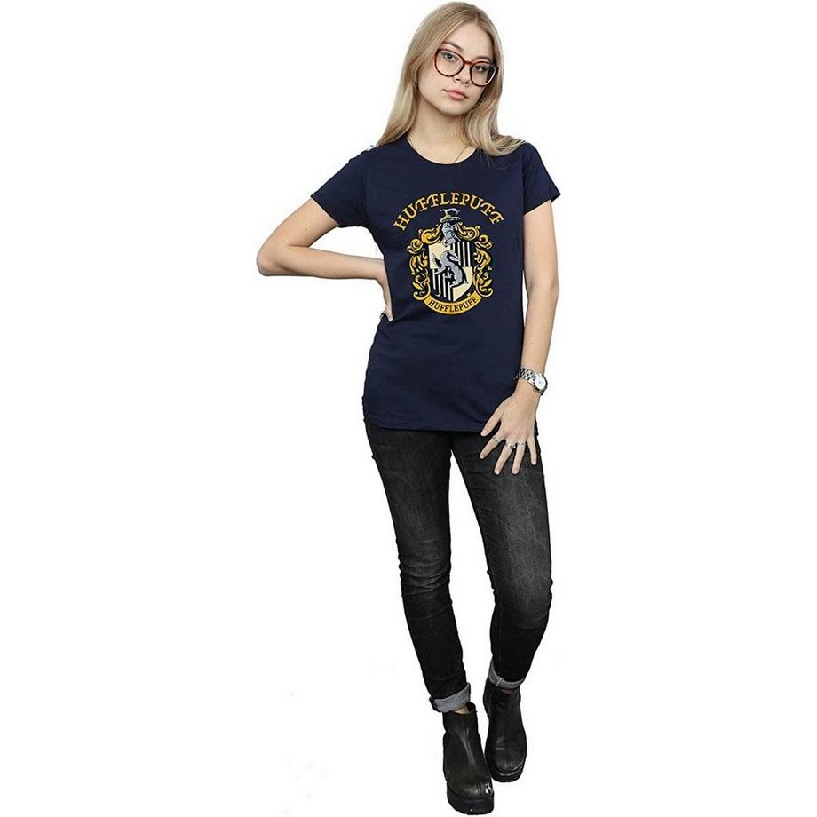 Harry Potter Hufflepuff Stemma Slim Fit T-Shirt  