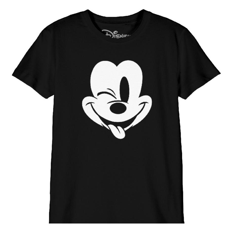 Tshirt motif Mickey Mouse motiftyle visage qui cligne de l´œil Enfant