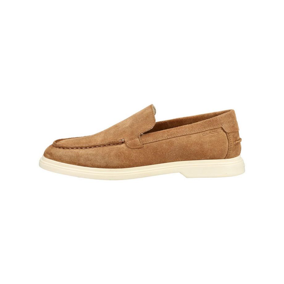 GANT Babouche en cuir velours avec couture mocassin  