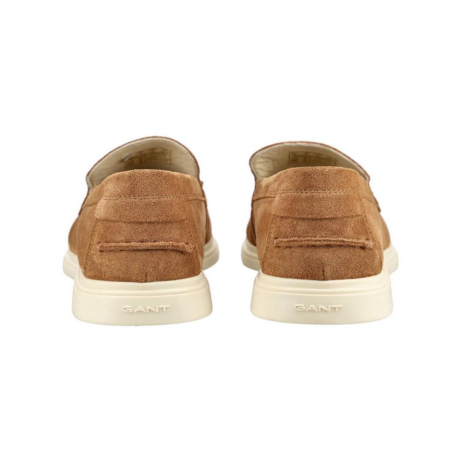 GANT Babouche en cuir velours avec couture mocassin  