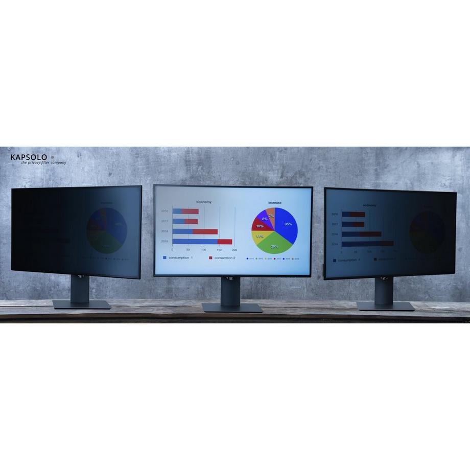 KAPSOLO  2-Way Filtro adesivo per schermo Plug in 60,96cm (24,0") Wide 16:9 