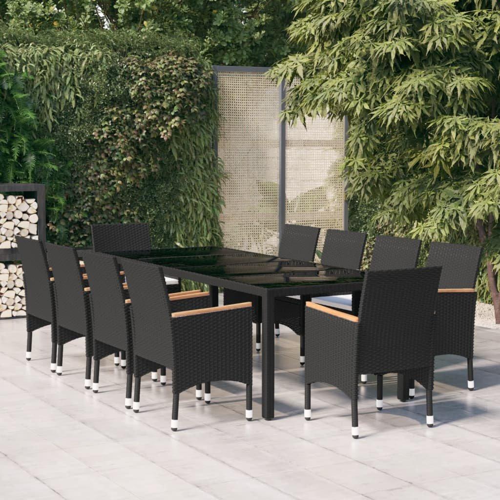 VidaXL set da pranzo da giardino Polirattan  