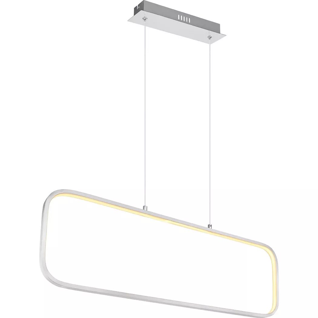 mutoni – Hängeleuchte Silla Metall Nickel matt LED, One Size, Silber