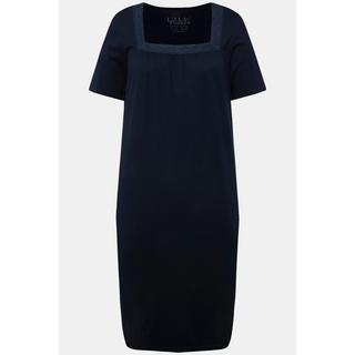 Ulla Popken Camicia da notte Pizzo Scollo Rettangolare Mezze Maniche  