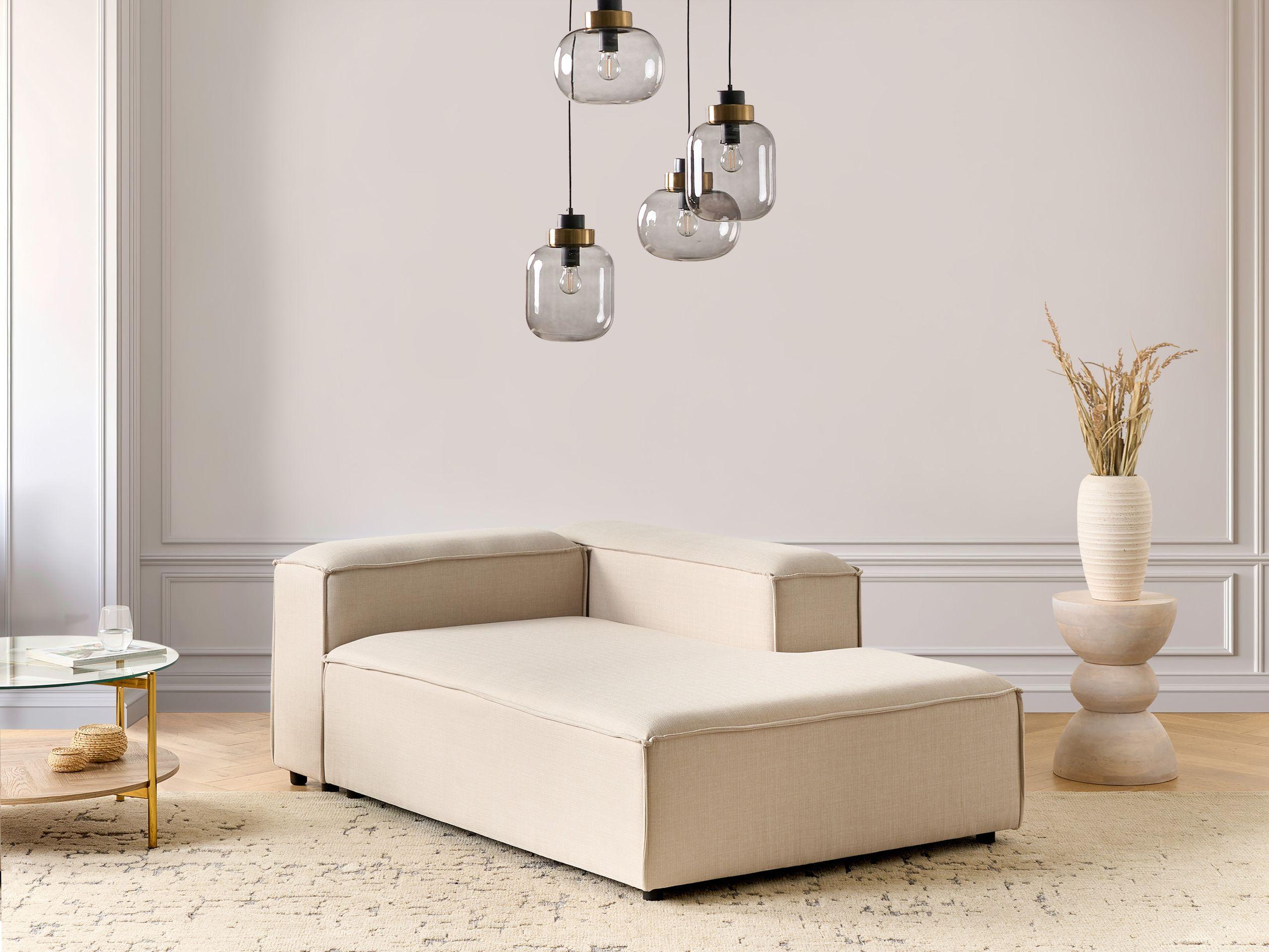 Beliani Chaise longue en Poliestere Moderno ARDAL  