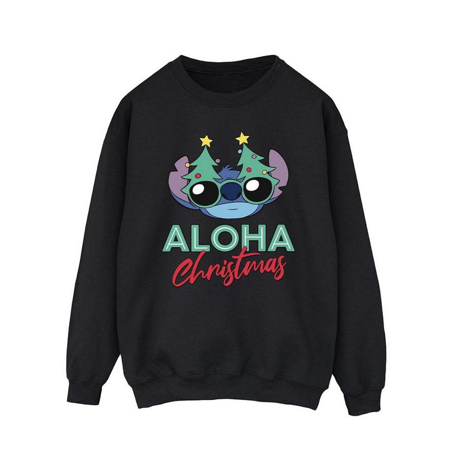 Disney Aloha Christmas Stitch Sweatshirt  