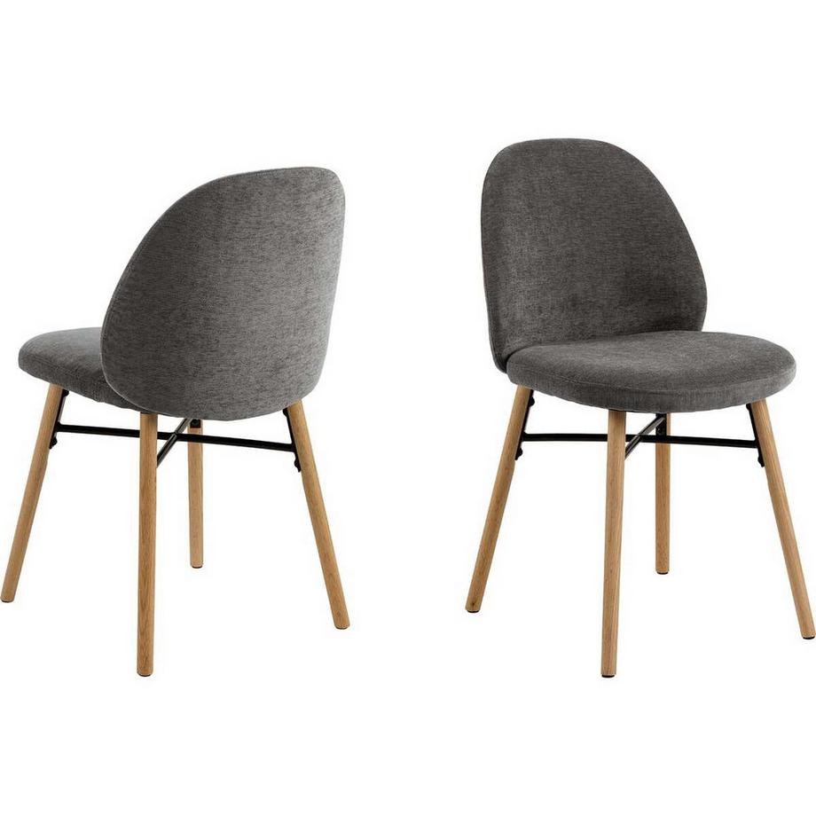 Esszimmerstuhl Kovarnia dunkelgrau (1 Stück)