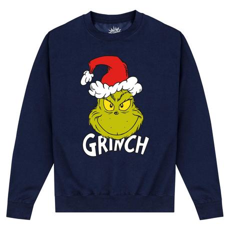 The Grinch The Grinch Cappello di Natale Stampato Felpa Vestibilità Larga  