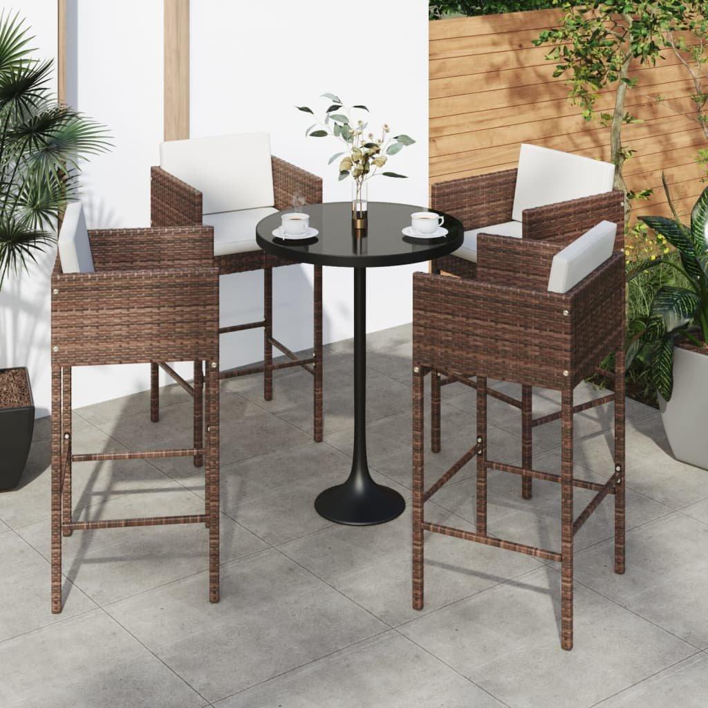 VidaXL Barhocker poly-rattan  