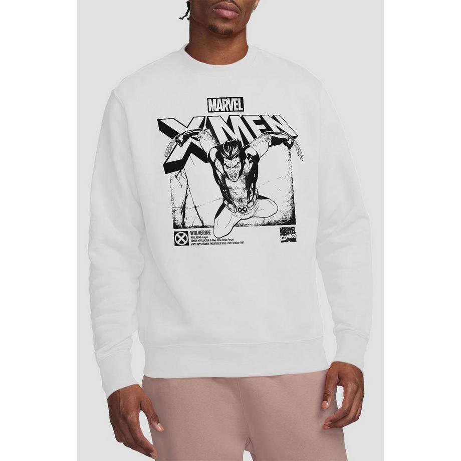 MARVEL X-Men Wolverine Grafikdruck Sweatshirt  