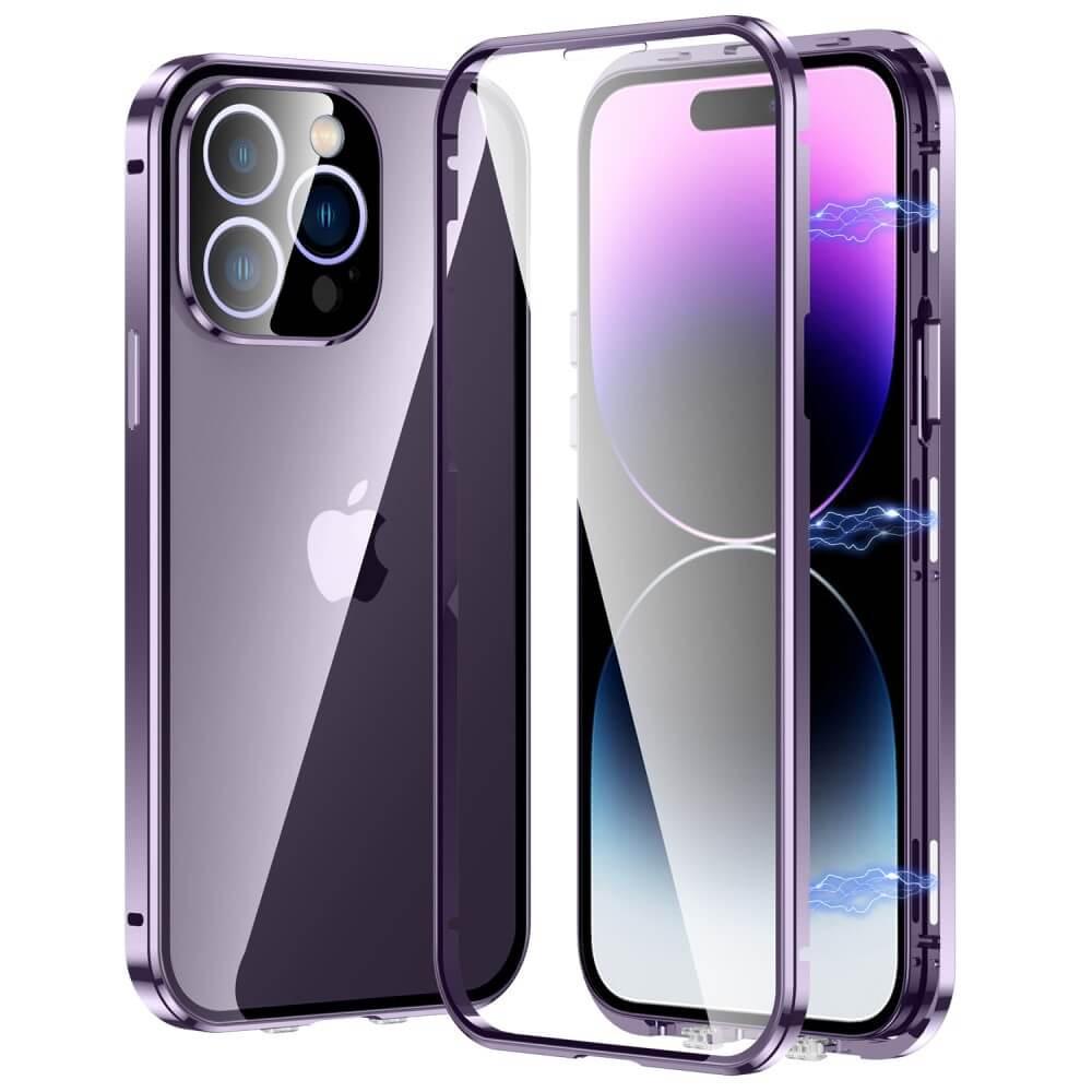 Cover-Discount  iPhone 15 Pro - Magnetische Schutzhülle Mit Panzerglas 