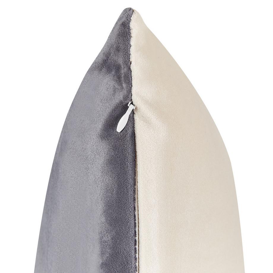 Beliani Lot de 2 coussins décoratifs en Velours Moderne CAMPSIS  