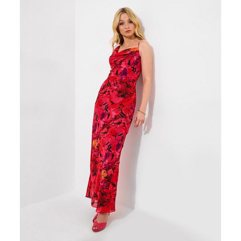 Joe Browns Robe Longue Moulante Asymétrique Florale  