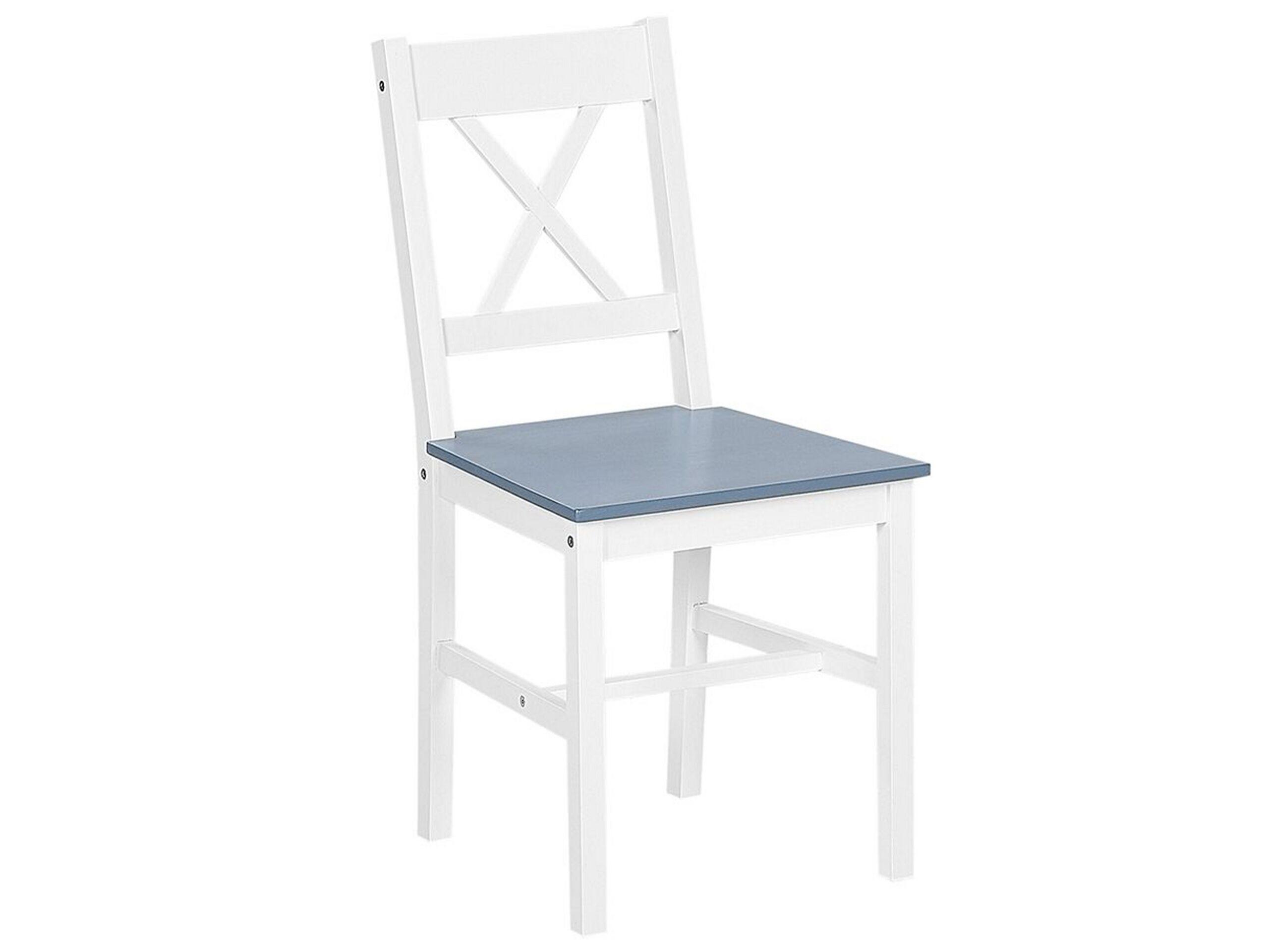 Beliani Esszimmer Set aus Kiefernholz Skandinavisch MOANA  