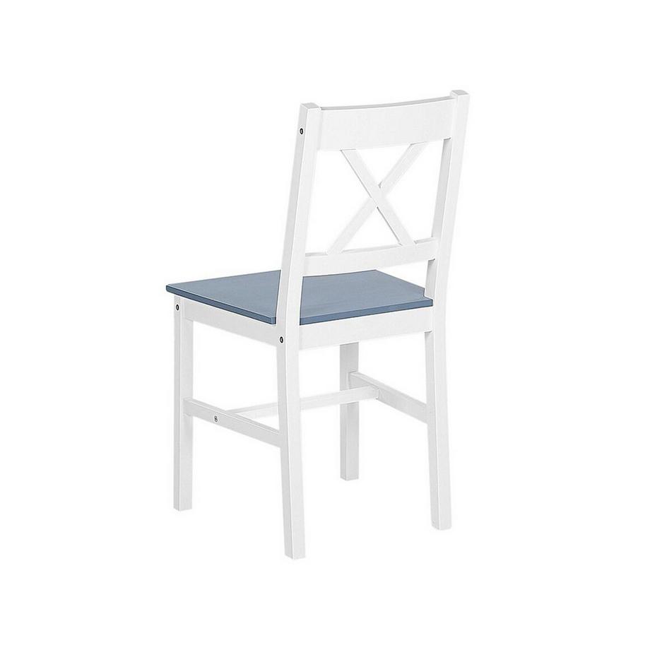 Beliani Set da pranzo en Legno di pino Scandinavo MOANA  