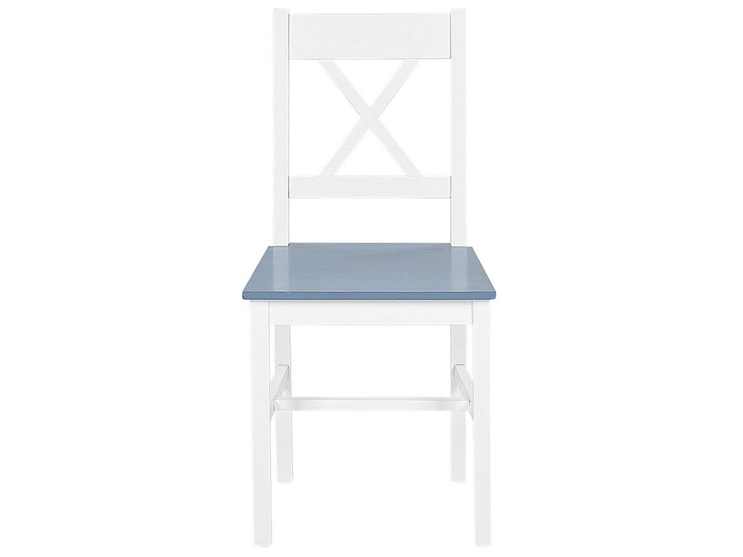 Beliani Esszimmer Set aus Kiefernholz Skandinavisch MOANA  