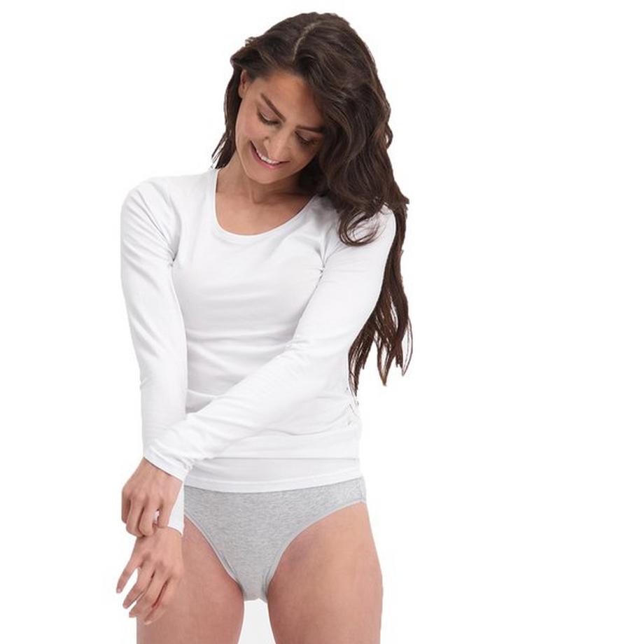 Bamboo basics Top Manica Lunga Stretch Confezione da 2  