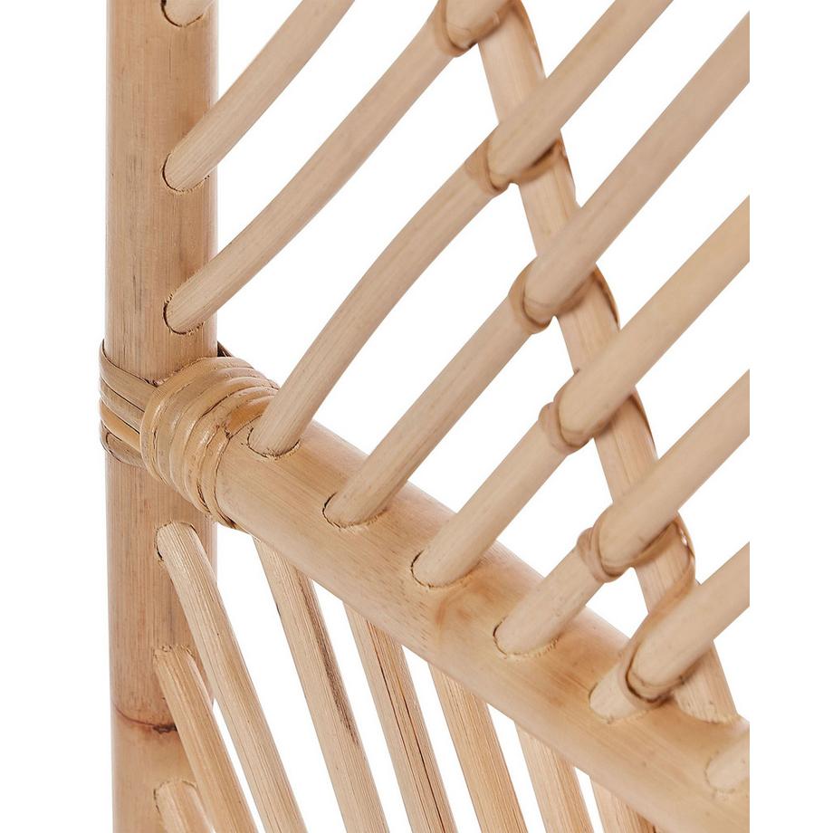 Beliani Séparateur de pièce à 3 panneaux en Rotin Boho COSENZA  