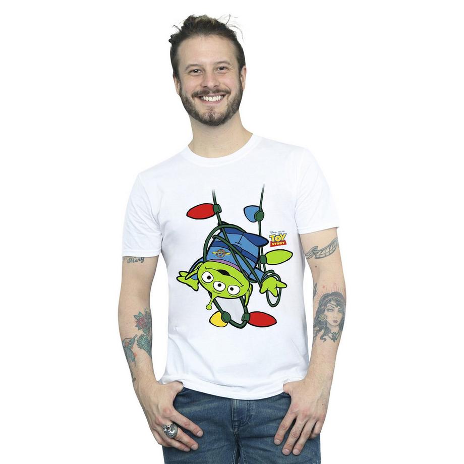 Disney Toy Story Alien Christmas Lights T-Shirt  