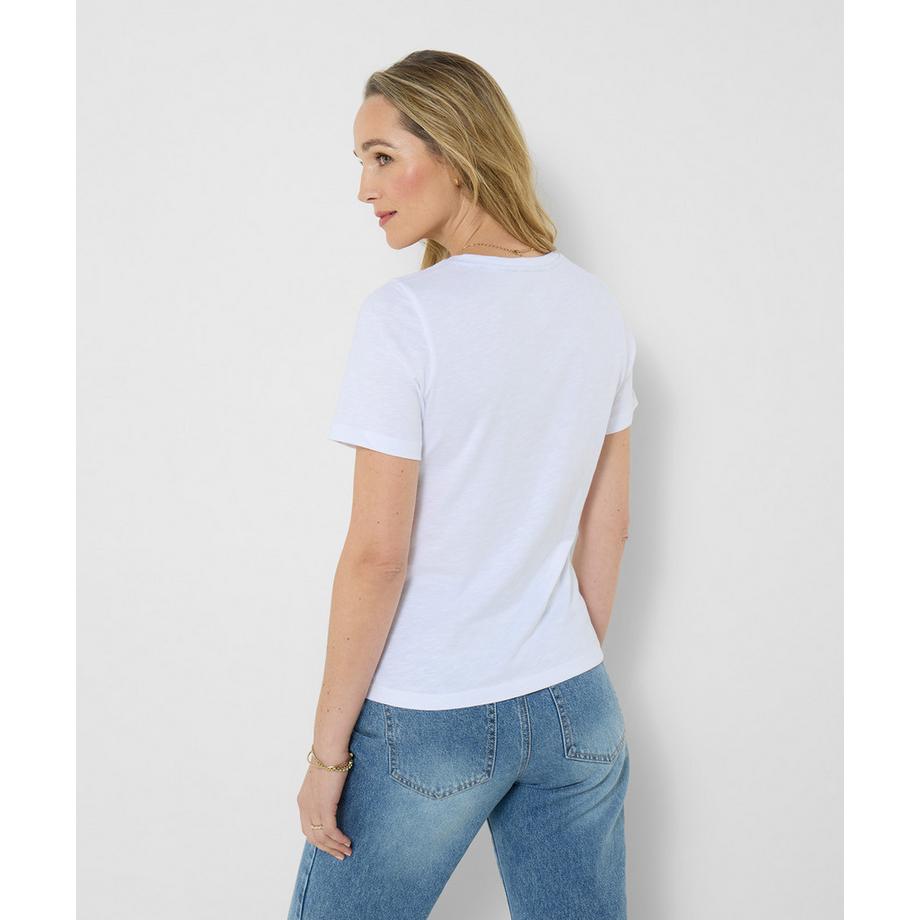 Joe Browns T-Shirt Sonnenblumen und Fahrradmotiv  