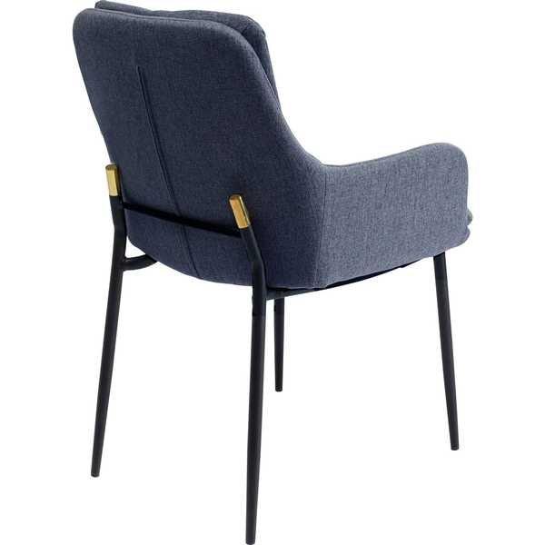 mutoni Fauteuil Thea gris foncé  