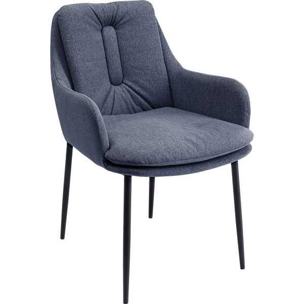 mutoni Fauteuil Thea gris foncé  