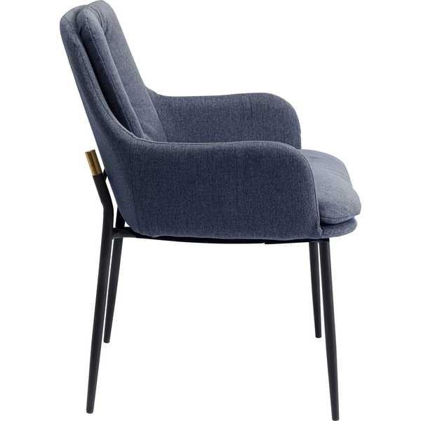 mutoni Fauteuil Thea gris foncé  