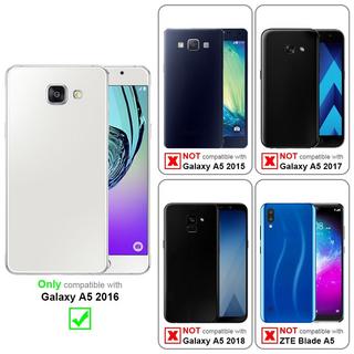 Cadorabo  Hülle für Samsung Galaxy A5 2016 TPU Silikon Holz 