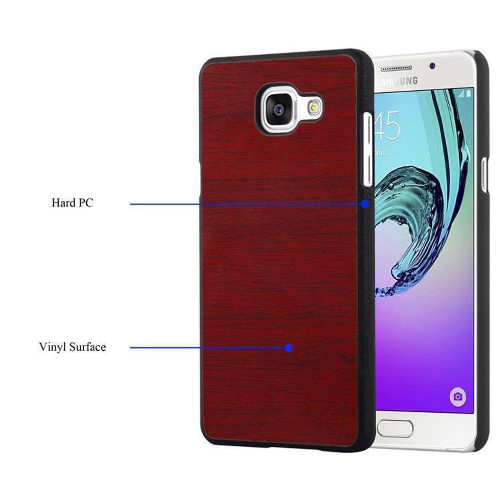 Cadorabo  Hülle für Samsung Galaxy A5 2016 TPU Silikon Holz 